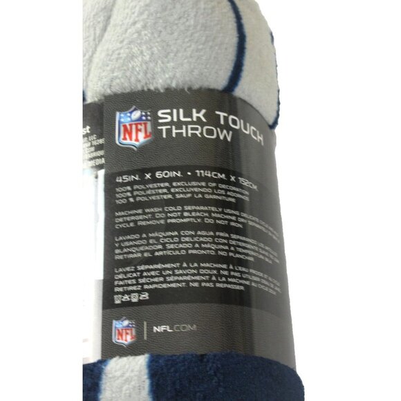 NFL Dallas Cowboys Football Silk Touch Throw Fleece Blanket 45 x 60 in NWT - Picture 3 of 4